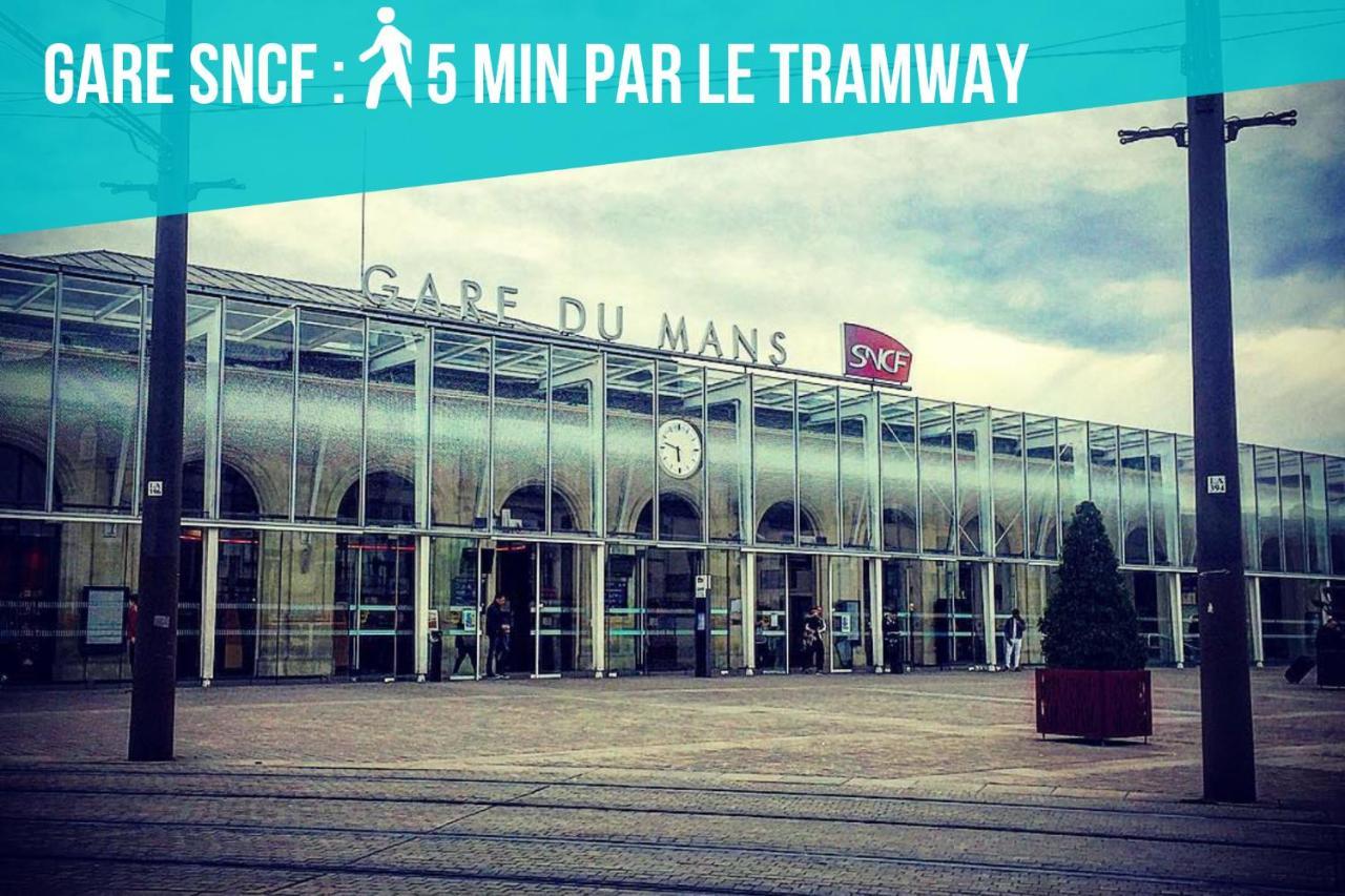 Tramway 12 Rdc Jaures Cosy Proche Gare Lejlighed Le Mans Eksteriør billede